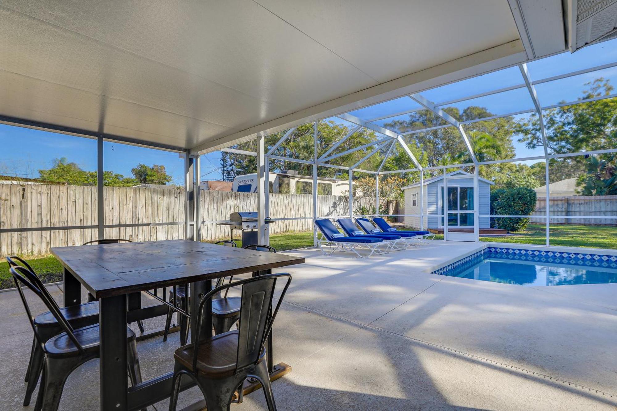 Pet-Friendly Bradenton Home Lanai With Heated Pool! Luaran gambar